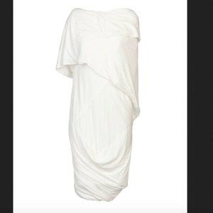 NWT Rick Owens Lilies Milk Drape Shawl Top Sz 8
